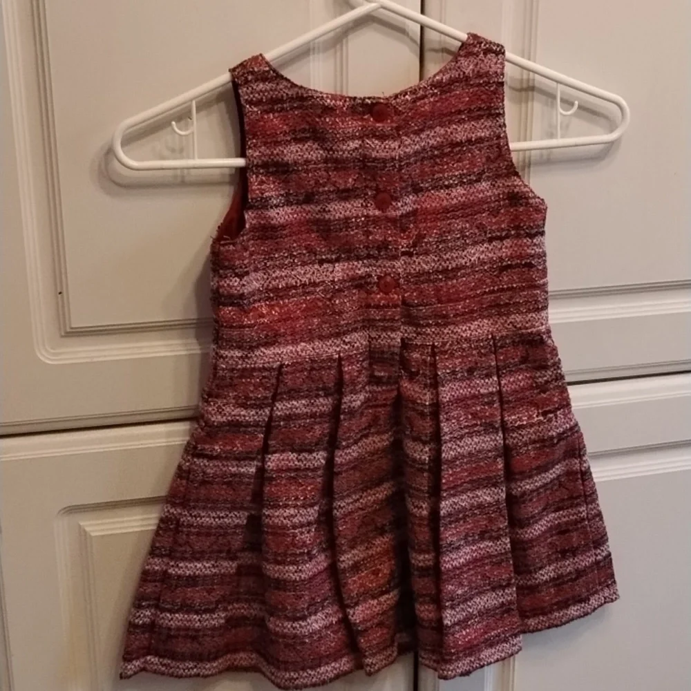 Genuine Kids by OshKosh Lined Tweed Dress for Toddler Girl, Size 4T